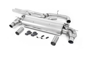 Milltek Cat-back Exhaust - Audi RS3 Saloon / Sedan 400PS (8V MQB) - Non-OPF/GPF Models 2017-2023