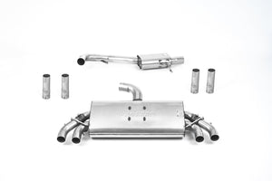 Milltek Cat-back Exhaust - Audi S3 2.0 TFSI quattro Saloon & Cabrio 8V.2 (GPF Equipped Models Only) 2019-2020