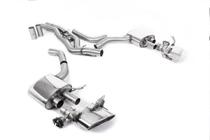 Milltek Front Pipe-back Exhaust - Audi RS6 C8 4.0 V8 bi-turbo (OPF/GPF Models) 2019-2023