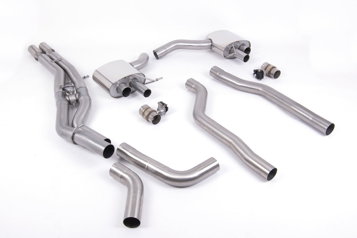 Milltek Particulate Filter-back Exhaust - Audi RS6 C8 4.0 V8 bi-turbo (OPF/GPF Models) 2019-2023