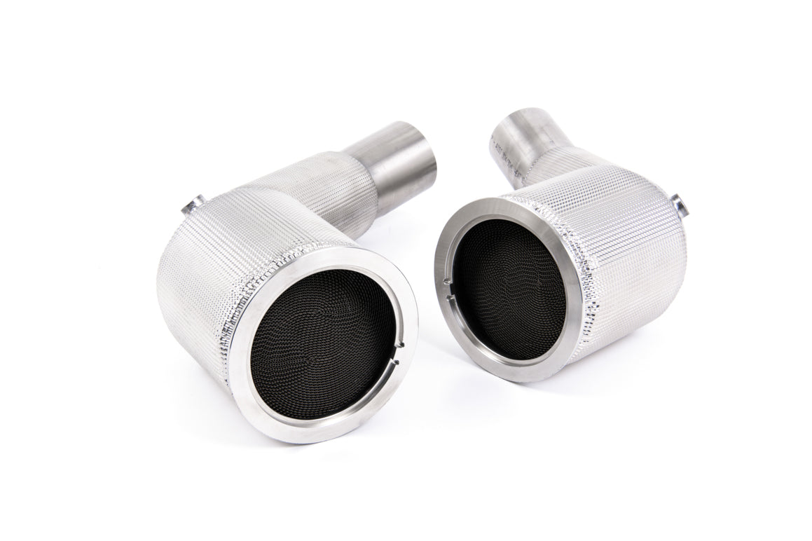 Milltek Large Bore Downpipes and Hi-Flow Sports Cats Exhaust - Audi RS6 C8 4.0 V8 bi-turbo (OPF/GPF Models) 2019-2023