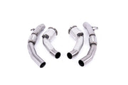 Milltek Large-bore Downpipes and Cat Bypass Pipes Exhaust - Audi RS7 C8 4.0 V8 bi-turbo (OPF/GPF Models) 2019-2023