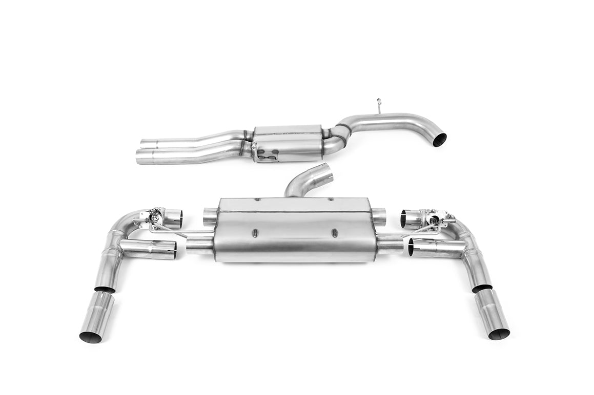 Milltek Cat-back Exhaust - Audi RS3 Saloon / Sedan 400PS (8V MQB) - Non-OPF/GPF Models 2017-2023