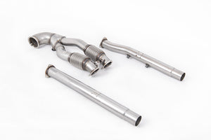 Milltek Large-bore Downpipe and De-cat Exhaust - Audi RS3 Saloon/Sedan 400PS (8Y MQB EVO) - OPF/GPF Models 2021-2023