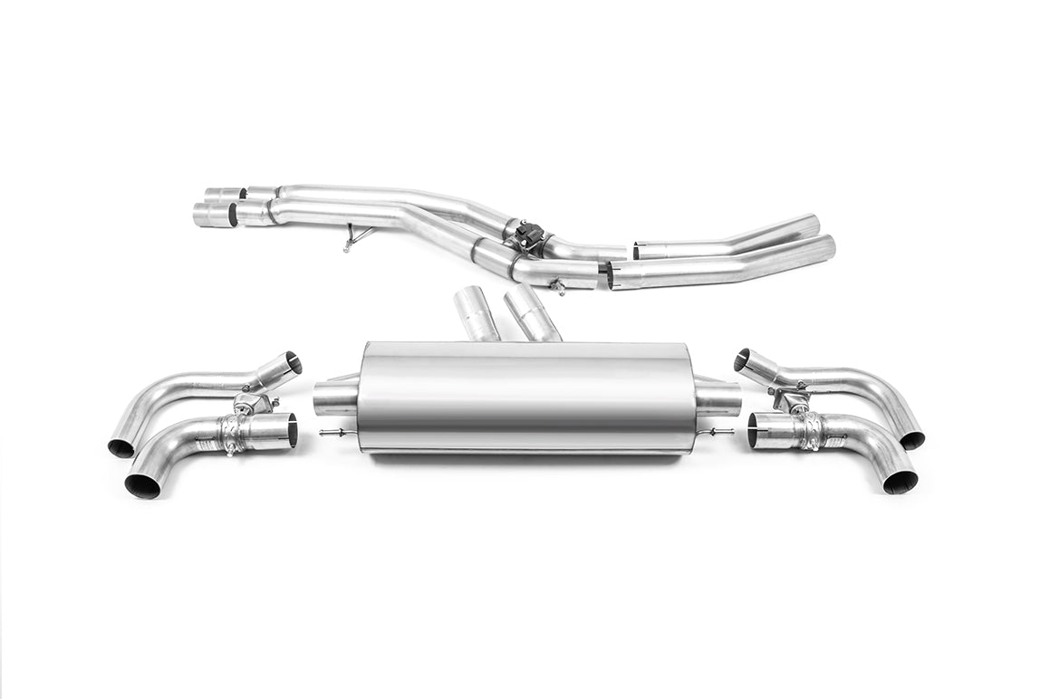 Milltek Front Pipe-back Exhaust - Audi RSQ8 4.0 V8 Bi-Turbo (Non OPF / GPF Equipped Models) 2020-2023