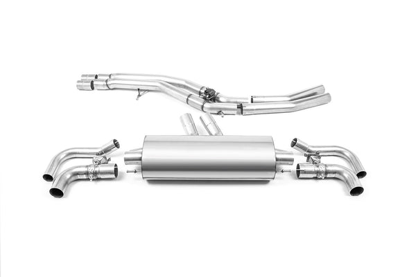 Milltek Front Pipe-back Exhaust - Audi RSQ8 4.0 V8 Bi-Turbo (Non OPF / GPF Equipped Models) 2020-2023