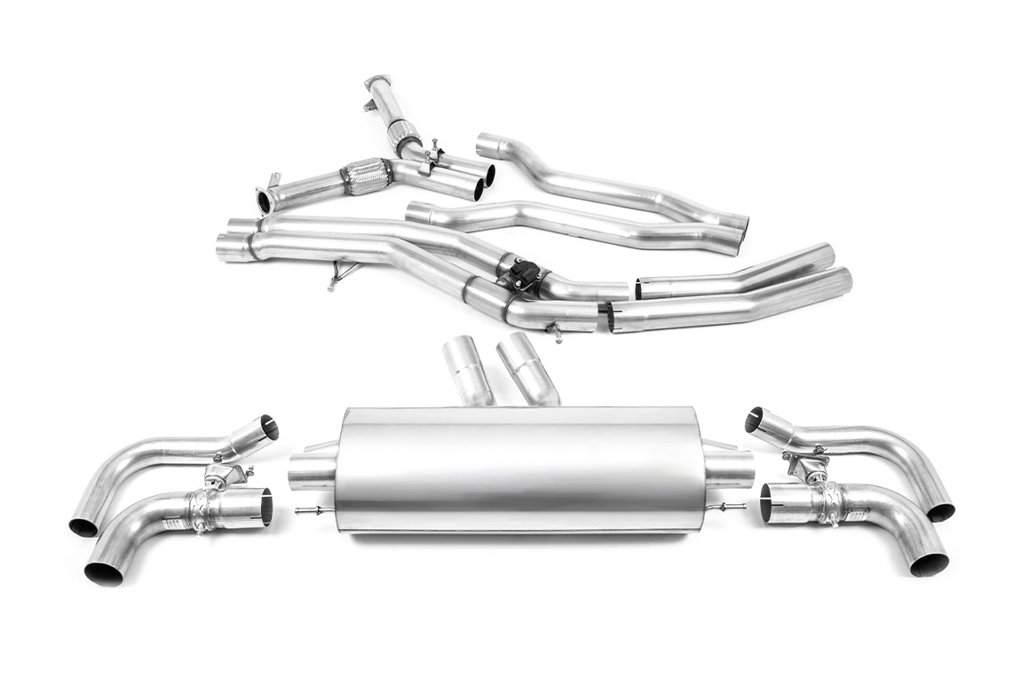 Milltek Particulate Filter-back Exhaust - Audi RSQ8 4.0 V8 Bi-Turbo (OPF / GPF Equipped Models) 2020-2023