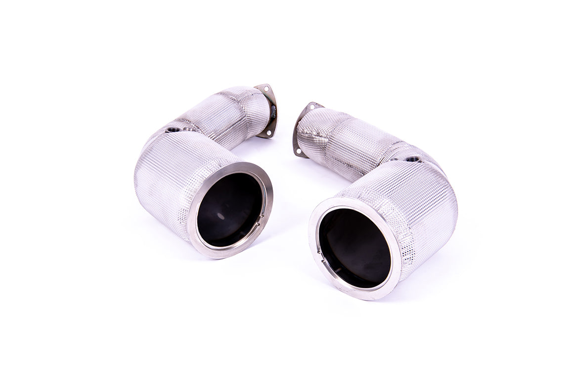Milltek Large-bore Downpipe and De-cat Exhaust - Audi RSQ8 4.0 V8 Bi-Turbo (OPF / GPF Equipped Models) 2020-2023