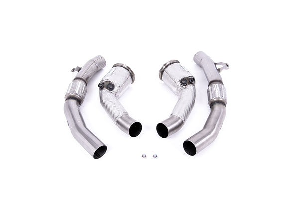 Milltek Large-bore Downpipes and Cat Bypass Pipes Exhaust - Audi RS7 C8 4.0 V8 bi-turbo (Non OPF/GPF US/ROW Models) 2019-2023