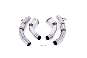 Milltek Large Bore Downpipes and Hi-Flow Sports Cats Exhaust - Audi RS6 C8 4.0 V8 bi-turbo (Non OPF/GPF Models - USA/ROW Models) 2020-2023