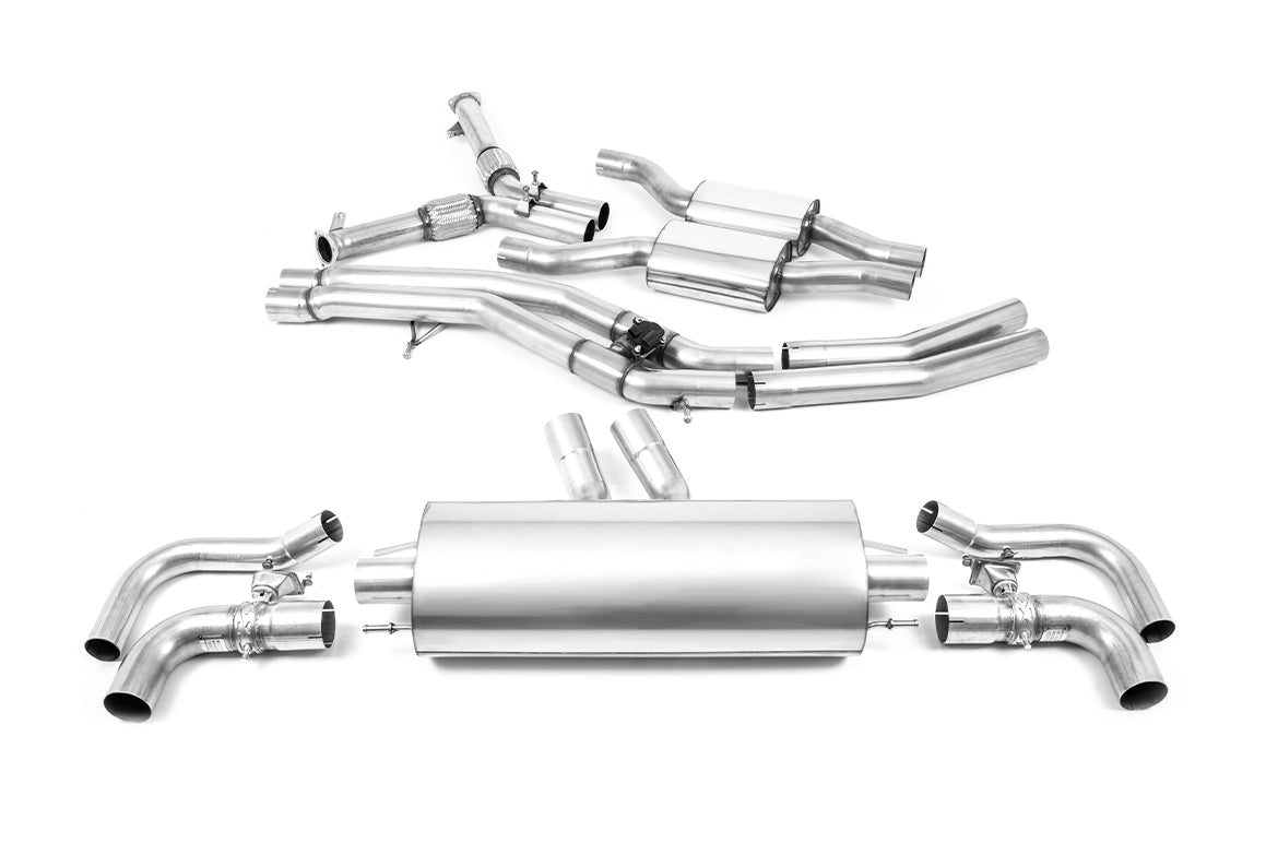Milltek Particulate Filter-back Exhaust - Audi RSQ8 4.0 V8 Bi-Turbo (OPF / GPF Equipped Models) 2020-2023