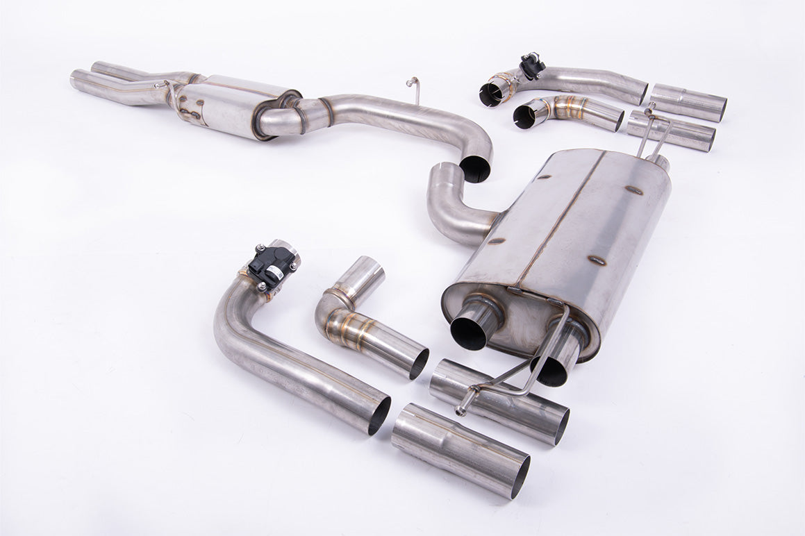 Milltek Particulate Filter-back Exhaust - Audi RS3 Saloon/Sedan 400PS (8Y MQB EVO) - OPF/GPF Models 2021-2023