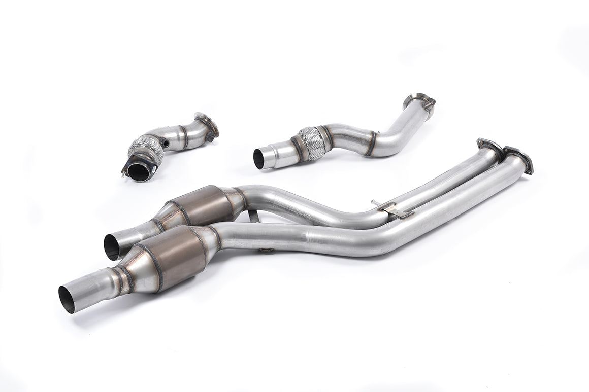 Milltek Large Bore Downpipes and Hi-Flow Sports Cats Exhaust - BMW 4 Series F82/83 M4 Coupe/Convertible & M4 Competition Coupé (Non-OPF equipped models only) 2014-2018