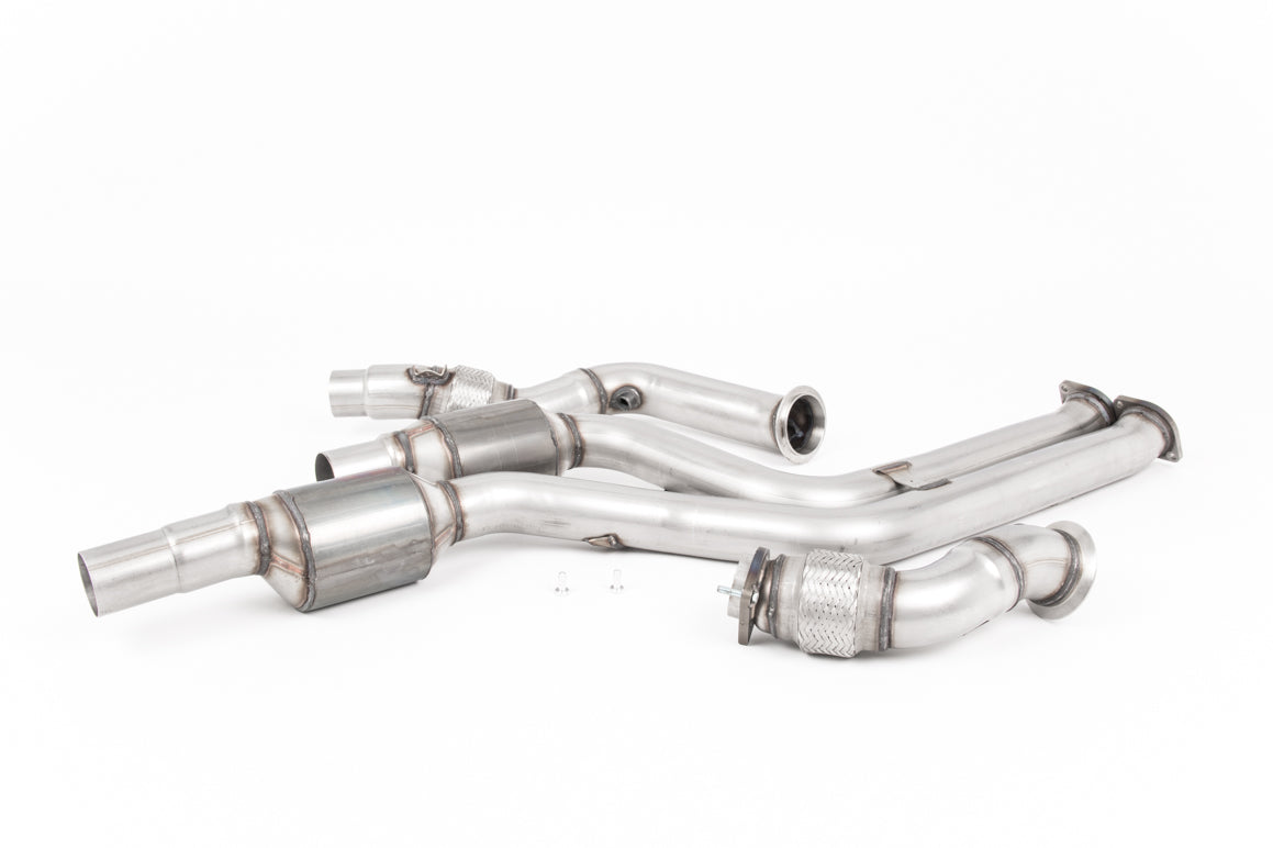 Milltek Large Bore Downpipes and Hi-Flow Sports Cats Exhaust - BMW 2 Series M2 Competition Coupé (F87) 2018-2023