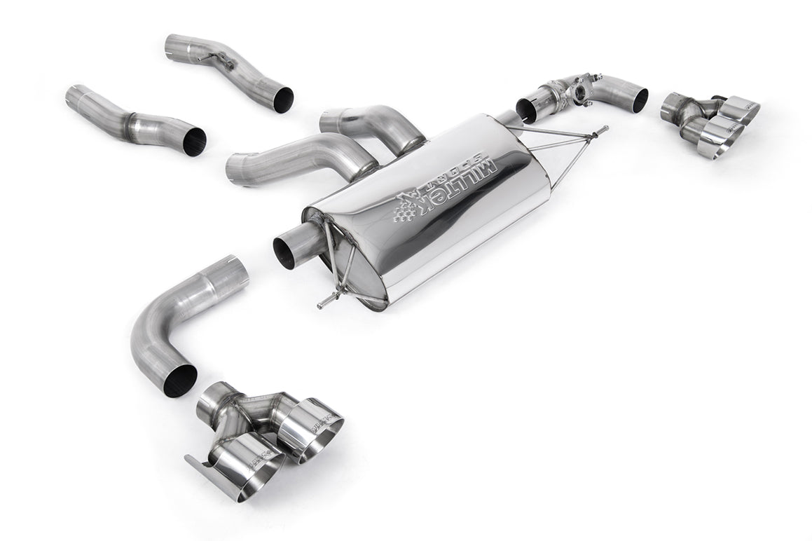 Milltek Axle Back Exhaust - BMW 2 Series M240i Coupé (G42 XDrive Non-OPF - NAS Models Only) 2022-2023