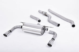 Milltek Cat-back Exhaust - BMW 3 Series F30 328i M Sport Automatic (without Tow Bar None xDrive & N20 Engine Only) 2012-2015