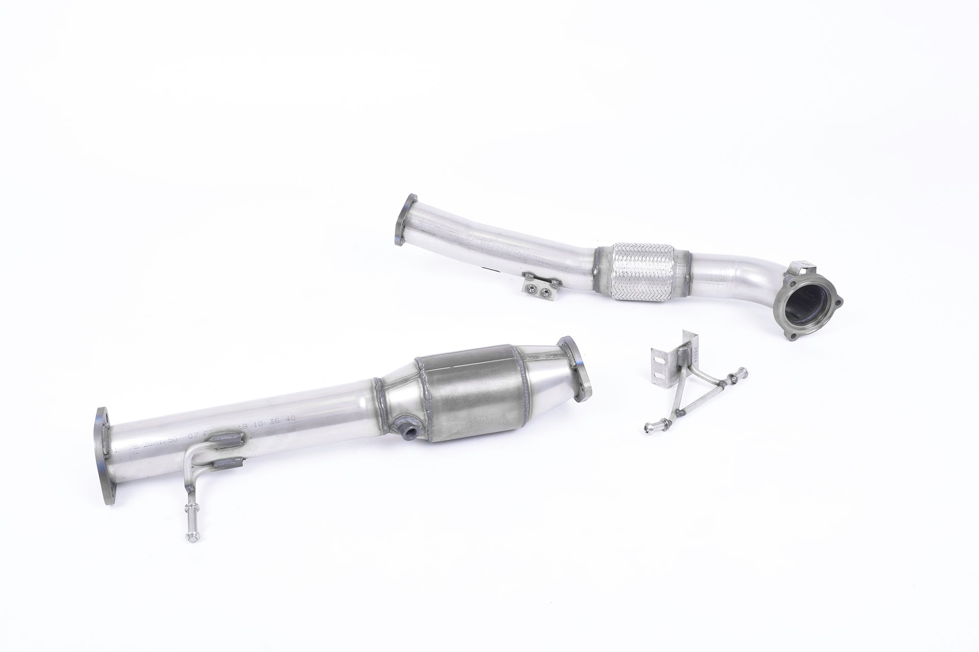 Milltek Large Bore Downpipe and Hi-Flow Sports Cat Exhaust - Ford Focus MK2 RS 2.5T 305PS 2009-2010