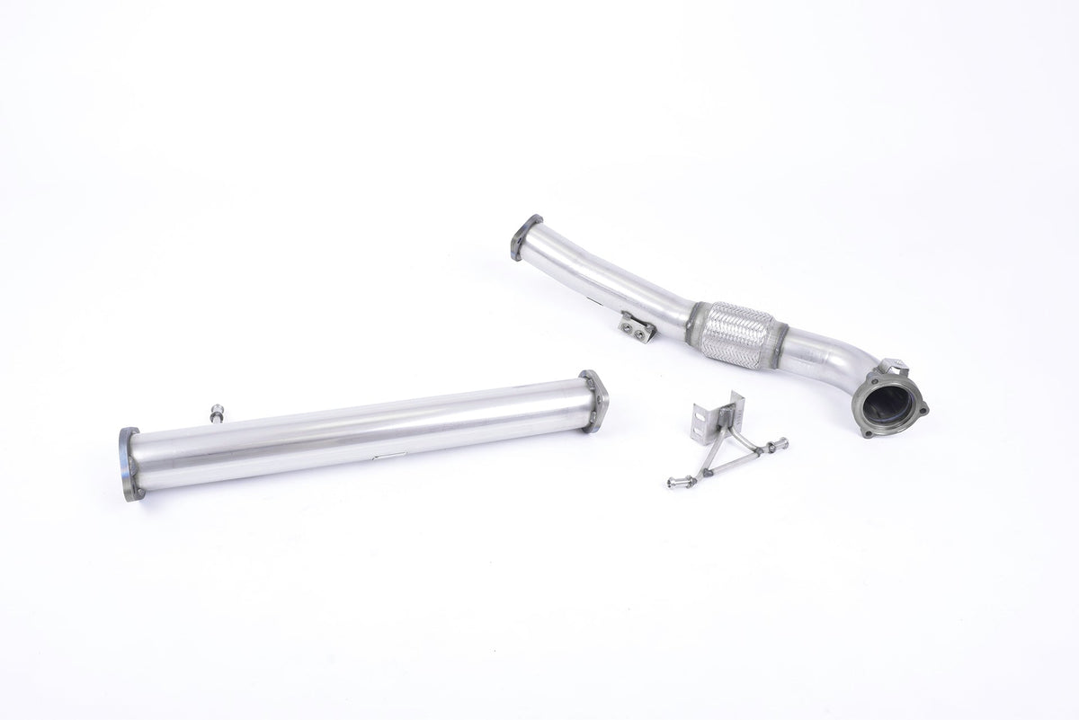 Milltek Large-bore Downpipe and De-cat Exhaust - Ford Focus MK2 RS 2.5T 305PS 2009-2010