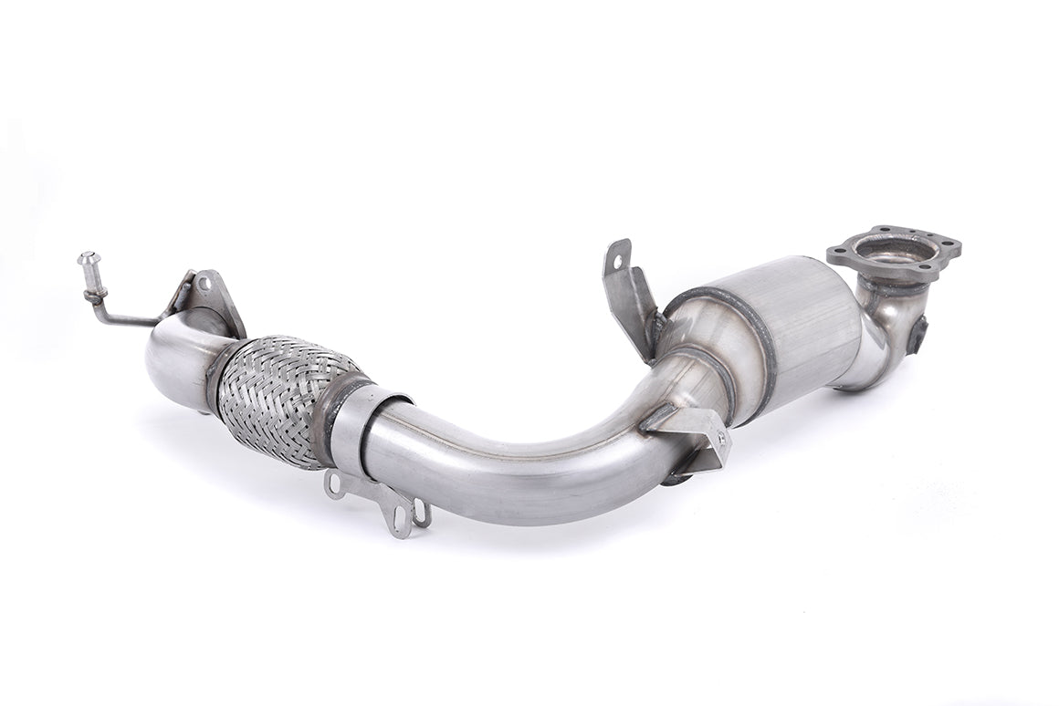 Milltek Large Bore Downpipe and Hi-Flow Sports Cat Exhaust - Ford Fiesta Mk7/Mk7.5 1.0T EcoBoost (100/125/140PS) 2013-2017