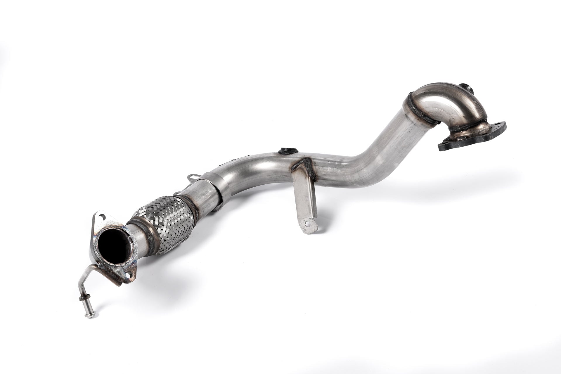 Milltek Large-bore Downpipe and De-cat Exhaust - Ford Fiesta Mk7/Mk7.5 1.0T EcoBoost (100/125/140PS) 2013-2017