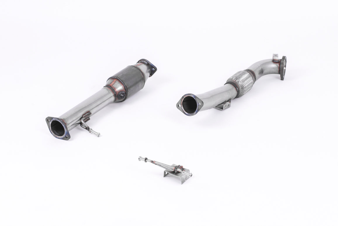 Milltek Large Bore Downpipe and Hi-Flow Sports Cat Exhaust - Ford Focus Mk2 ST 225 2005-2010