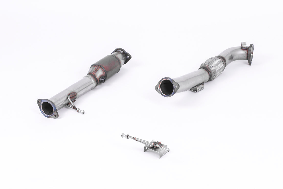 Milltek Large Bore Downpipe and Hi-Flow Sports Cat Exhaust - Ford Focus Mk2 ST 225 2005-2010