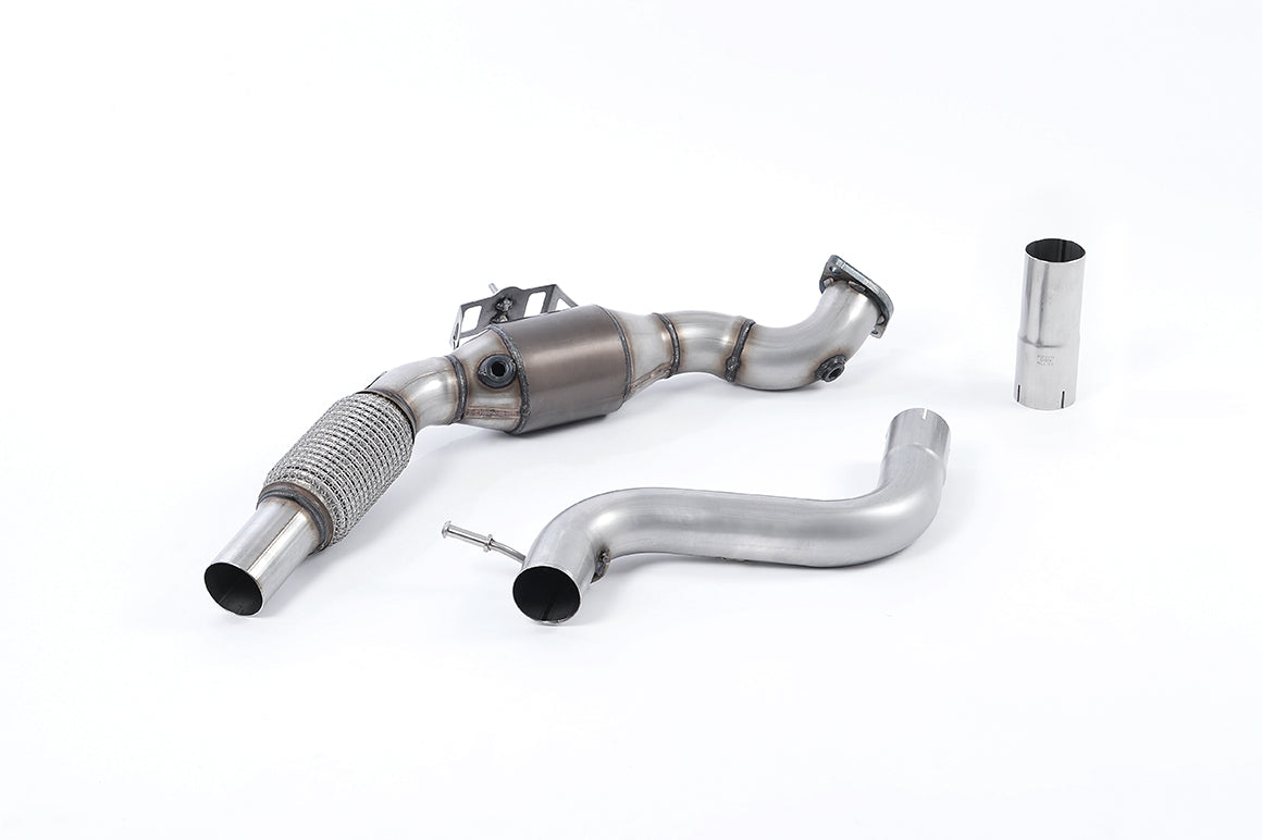 Milltek Large Bore Downpipe and Hi-Flow Sports Cat Exhaust - Ford Mustang 2.3 EcoBoost (Fastback) 2015-2018