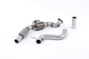 Milltek Large Bore Downpipe and Hi-Flow Sports Cat Exhaust - Ford Mustang 2.3 EcoBoost (Fastback) 2015-2018