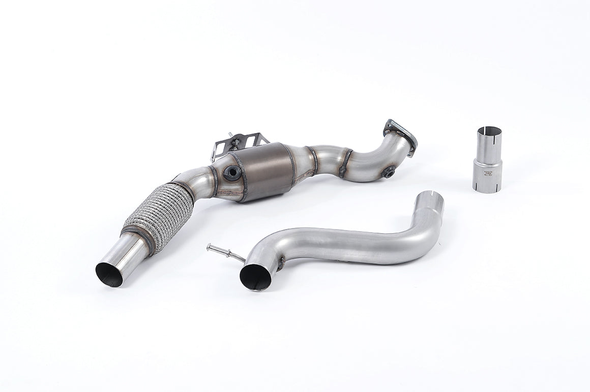 Milltek Large Bore Downpipe and Hi-Flow Sports Cat Exhaust - Ford Mustang 2.3 EcoBoost (Fastback) 2015-2018