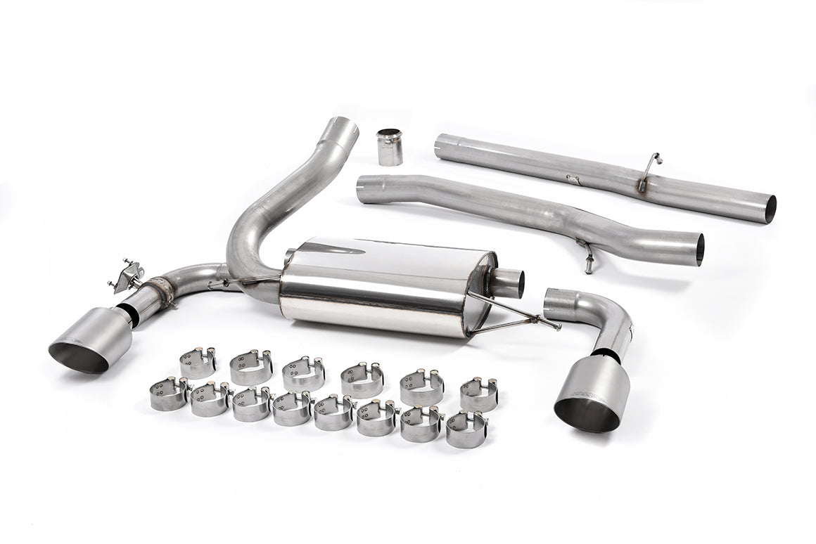Milltek Cat-back Exhaust - Ford Focus Mk3 RS 2.3-litre EcoBoost 4wd 5-Door Hatchback 2016-2018
