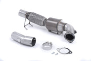 Milltek Large Bore Downpipe and Hi-Flow Sports Cat Exhaust - Ford Focus Mk3 RS 2.3-litre EcoBoost 4wd 5-Door Hatchback 2016-2018