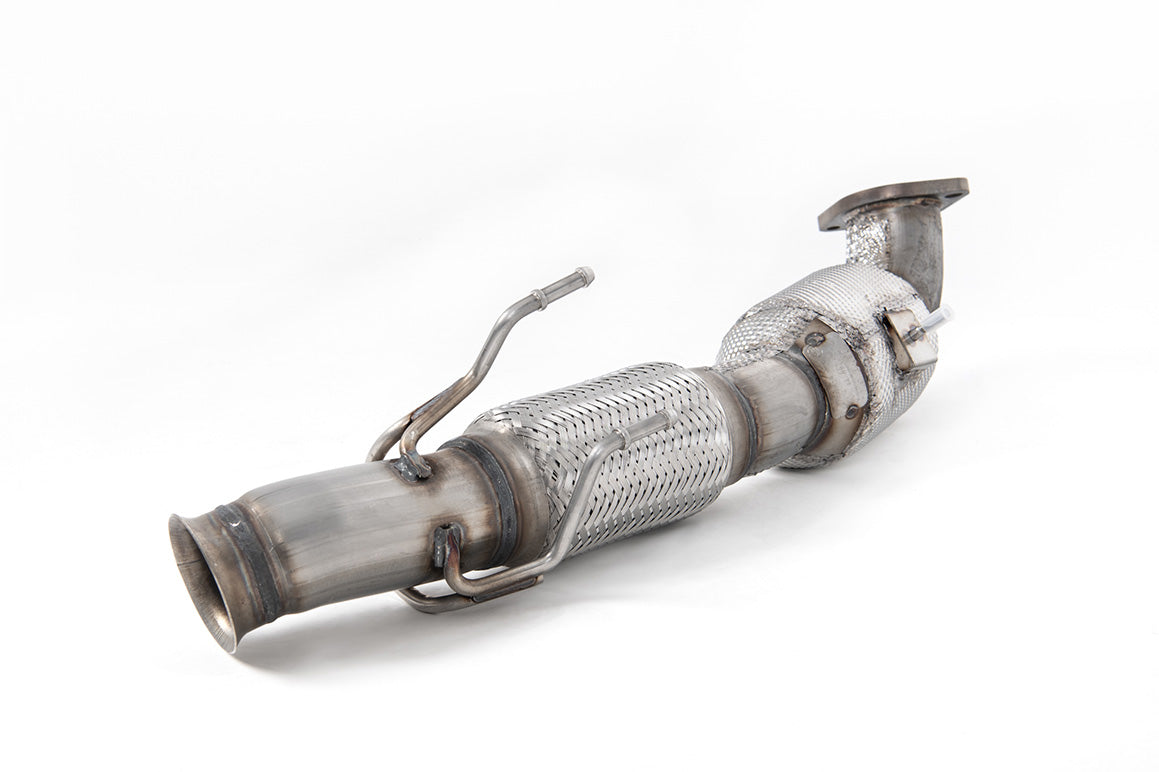 Milltek HJS Tuning ECE Downpipes Exhaust - Ford Focus Mk3 RS 2.3-litre EcoBoost 4wd 5-Door Hatchback 2016-2018
