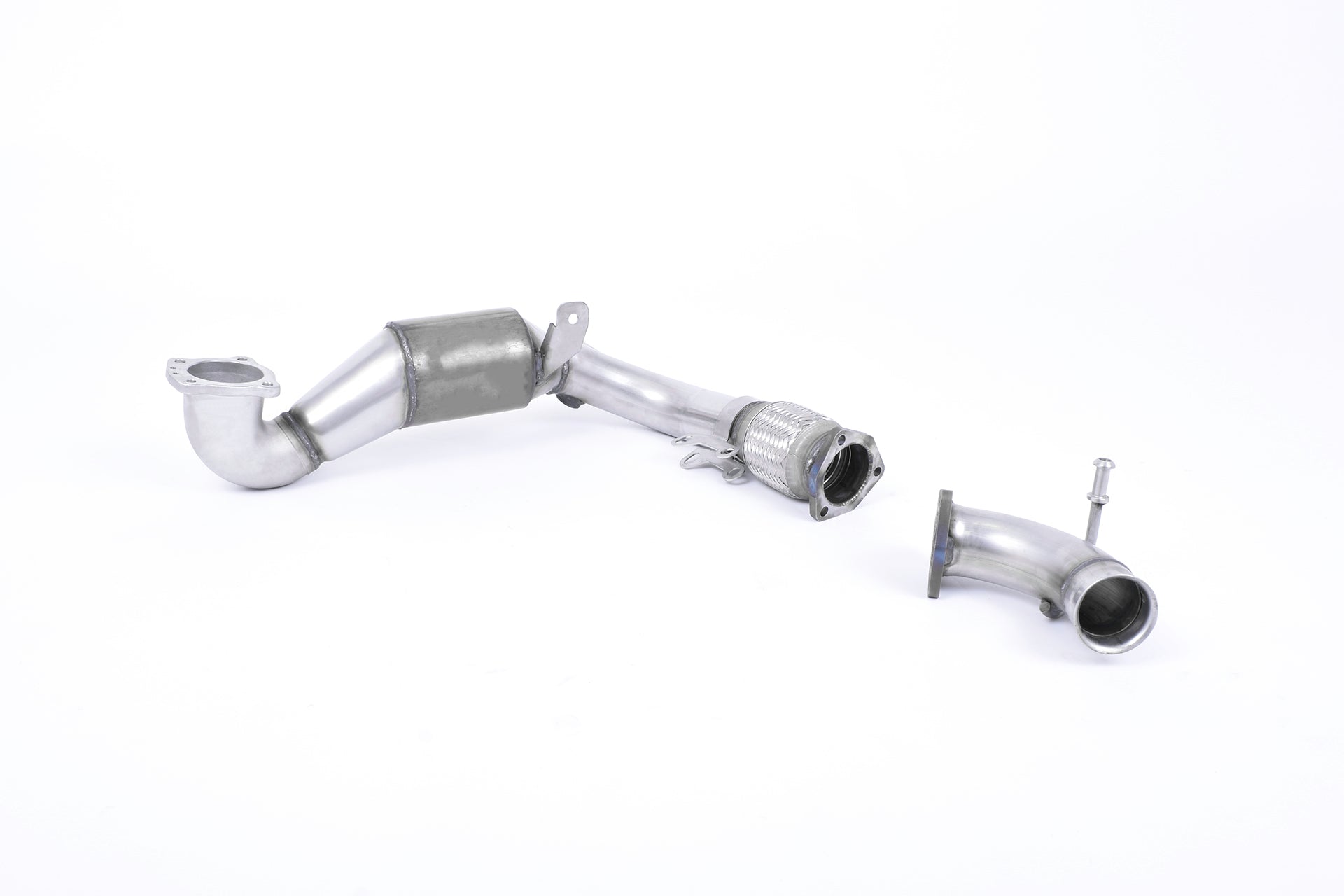Milltek Cast Downpipe with Race Cat Exhaust - Ford Fiesta Mk8 1.0T EcoBoost ST-Line 3 & 5 Door (Non-OPF/GPF Models Only) 2017-2019