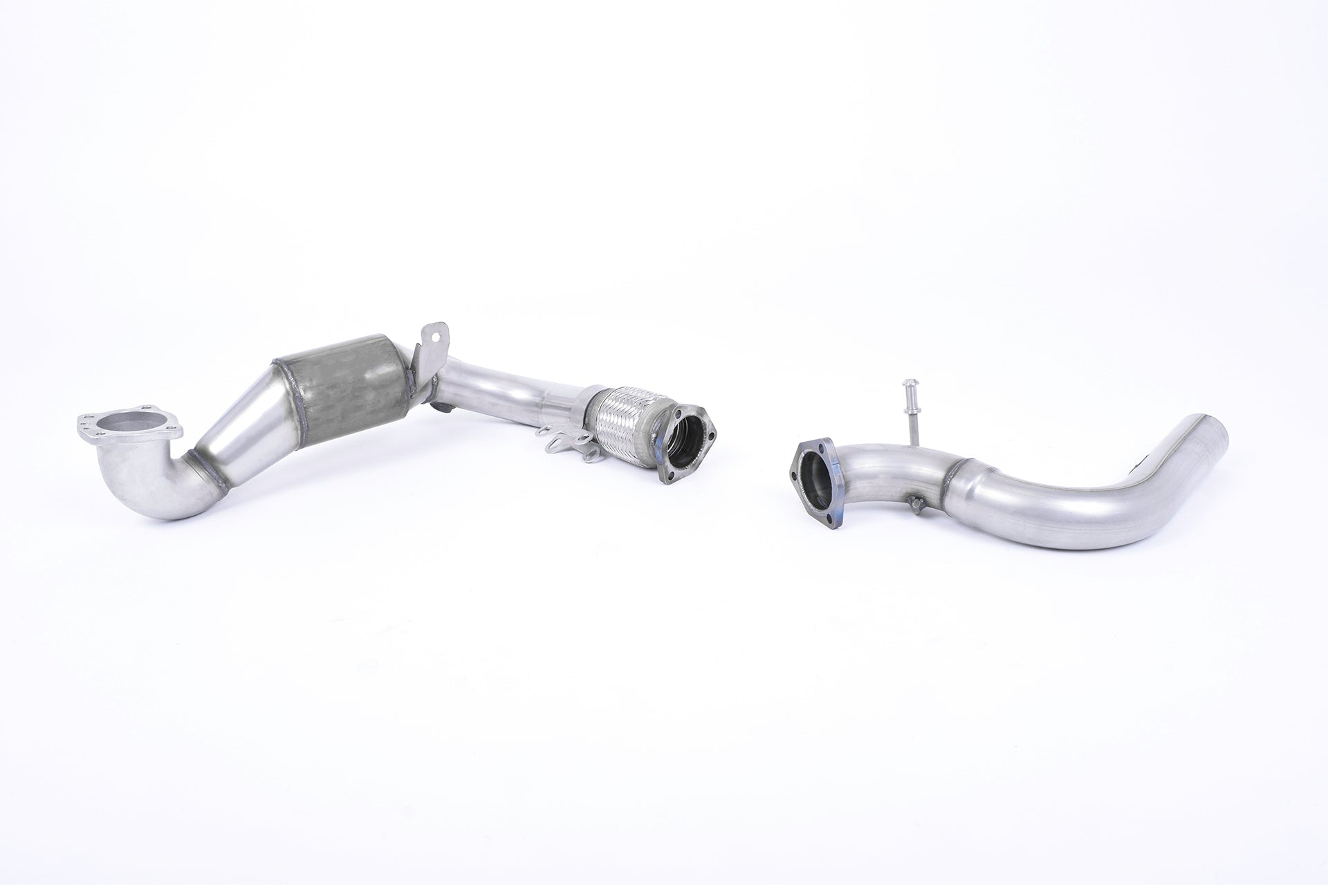Milltek Cast Downpipe with Race Cat Exhaust - Ford Fiesta Mk8 1.0T EcoBoost ST-Line 3 & 5 Door (Non-OPF/GPF Models Only) 2017-2019