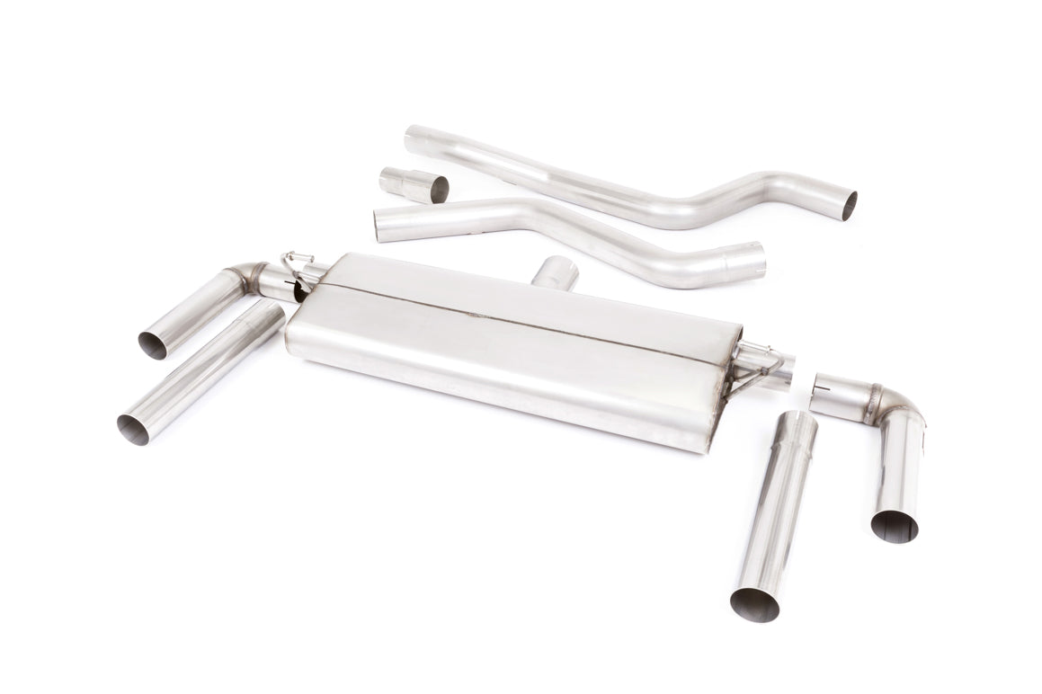 Milltek Particulate Filter-back Exhaust - Ford Focus Mk4 ST 2.3-litre EcoBoost Estate/Wagon/Combi (OPF/GPF Equipped) 2019-2023