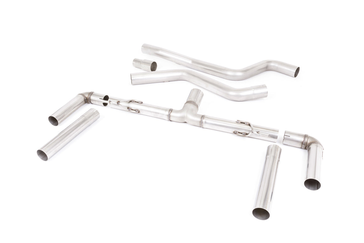 Milltek Particulate Filter-back Exhaust - Ford Focus Mk4 ST 2.3-litre EcoBoost Estate/Wagon/Combi (OPF/GPF Equipped) 2019-2023