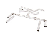 Milltek Particulate Filter-back Exhaust - Ford Focus Mk4 ST 2.3-litre EcoBoost Estate/Wagon/Combi (OPF/GPF Equipped) 2019-2023