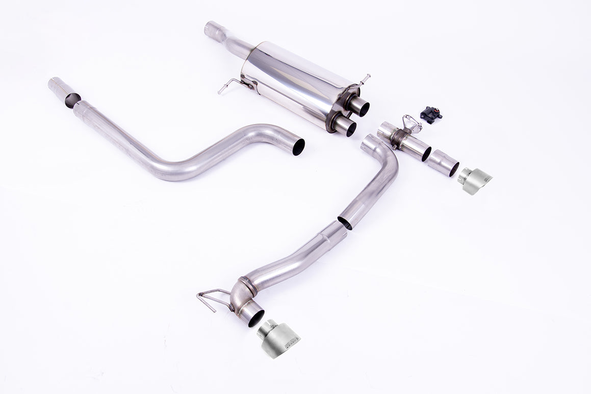 Milltek Cat-back Exhaust - Ford Fiesta Mk8 & Mk8.5 ST 1.5 EcoBoost 200PS (Post Sept 2020 Models Only) 2020-2023
