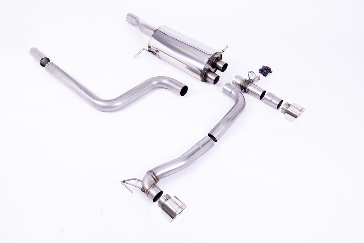 Milltek Cat-back Exhaust - Ford Fiesta Mk8 & Mk8.5 ST 1.5 EcoBoost 200PS (Post Sept 2020 Models Only) 2020-2023