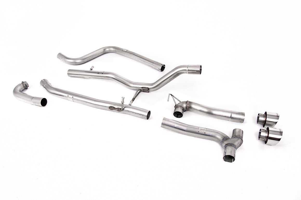 Milltek Cat-back Exhaust - Ford Fiesta MK8 1.0T EcoBoost ST-Line 3 & 5 Door (Non-OPF/GPF Models Only) - Dual Outlet Maxton Kits 2017-2019