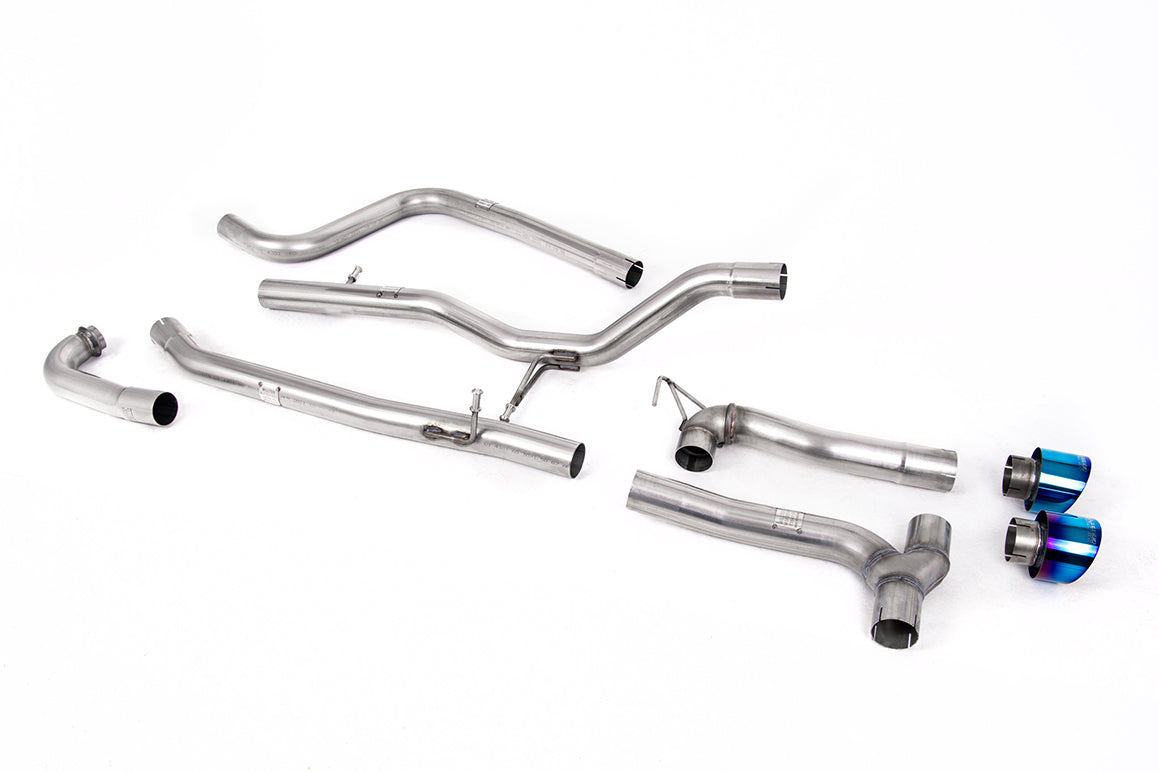 Milltek Cat-back Exhaust - Ford Fiesta MK8 1.0T EcoBoost ST-Line 3 & 5 Door (Non-OPF/GPF Models Only) - Dual Outlet Maxton Kits 2017-2019