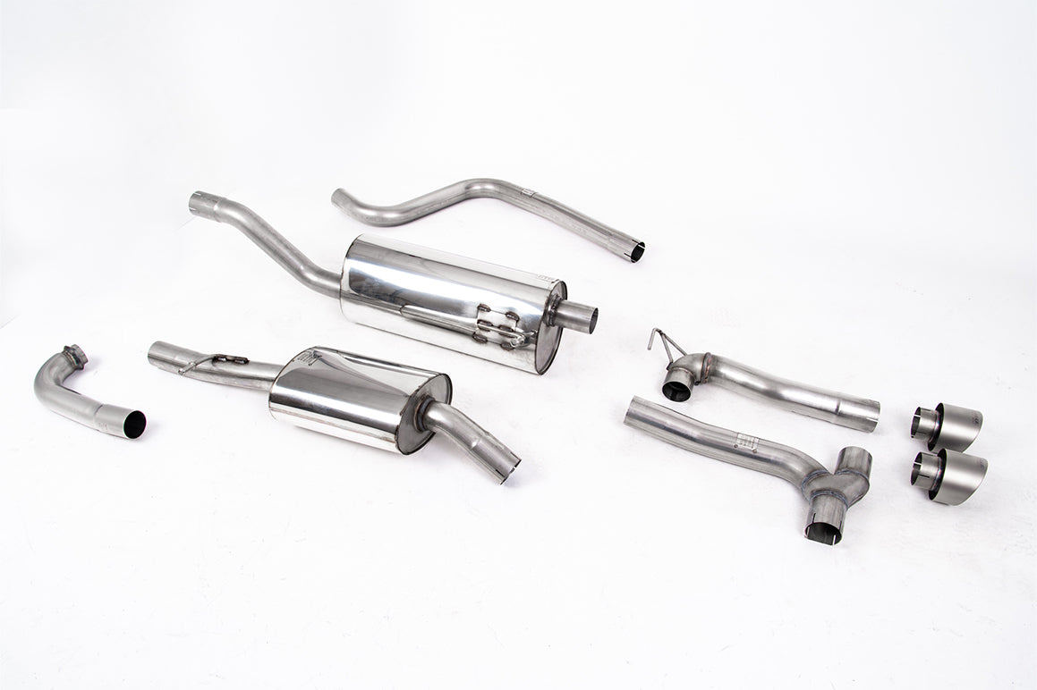 Milltek Cat-back Exhaust - Ford Fiesta MK8 1.0T EcoBoost ST-Line 3 & 5 Door (Non-OPF/GPF Models Only) - Dual Outlet Maxton Kits 2017-2019