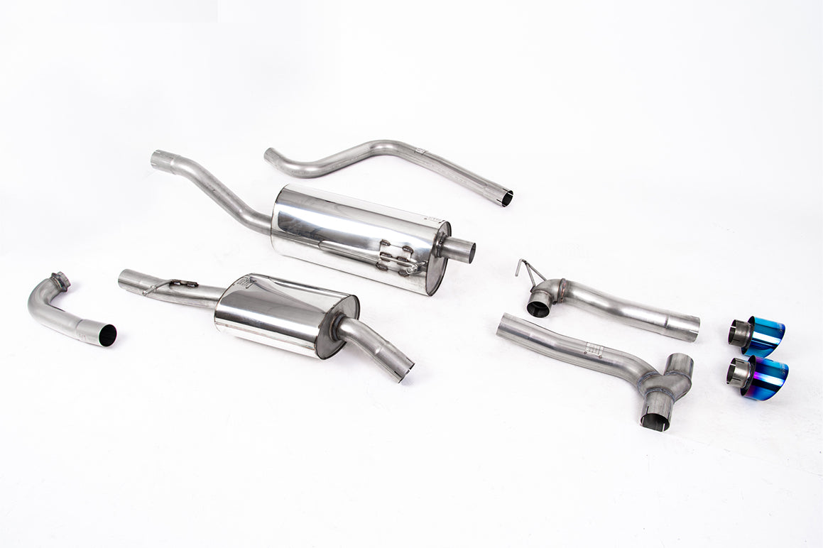 Milltek Cat-back Exhaust - Ford Fiesta MK8 1.0T EcoBoost ST-Line 3 & 5 Door (Non-OPF/GPF Models Only) - Dual Outlet Maxton Kits 2017-2019