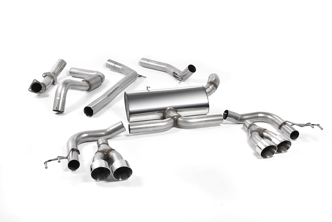 Milltek Cat-back Exhaust - Honda Civic Type R FK2 Turbocharged 2.0 litre i-VTEC (RHD models only) 2015-2017