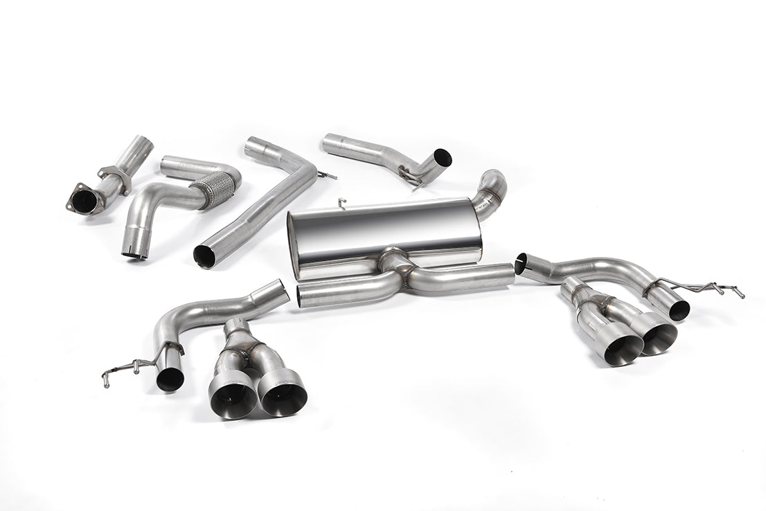 Milltek Cat-back Exhaust - Honda Civic Type R FK2 Turbocharged 2.0 litre i-VTEC (RHD models only) 2015-2017