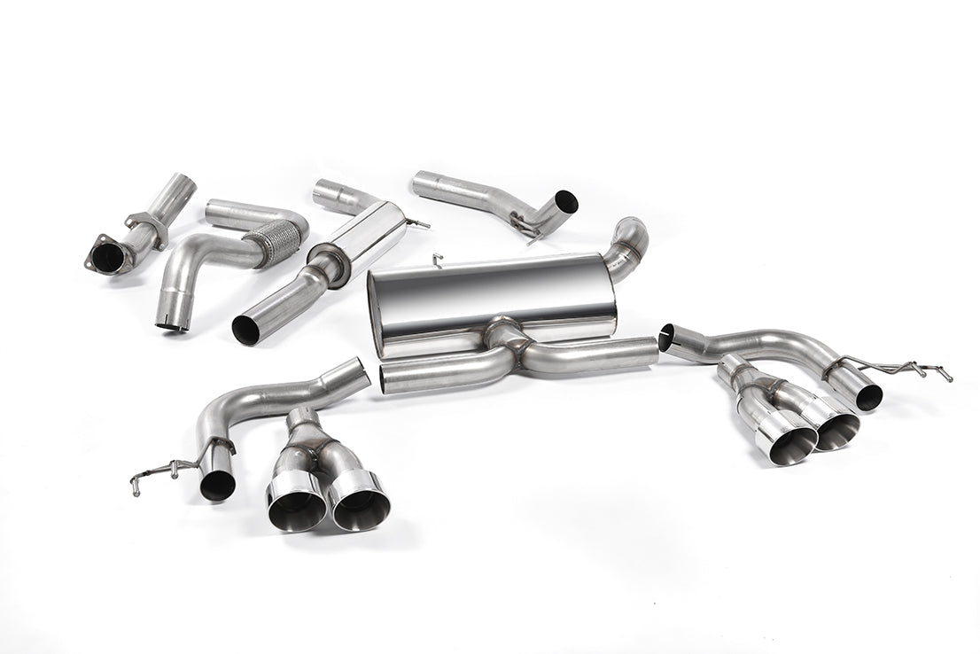 Milltek Cat-back Exhaust - Honda Civic Type R FK2 Turbocharged 2.0 litre i-VTEC (LHD models only) 2015-2017
