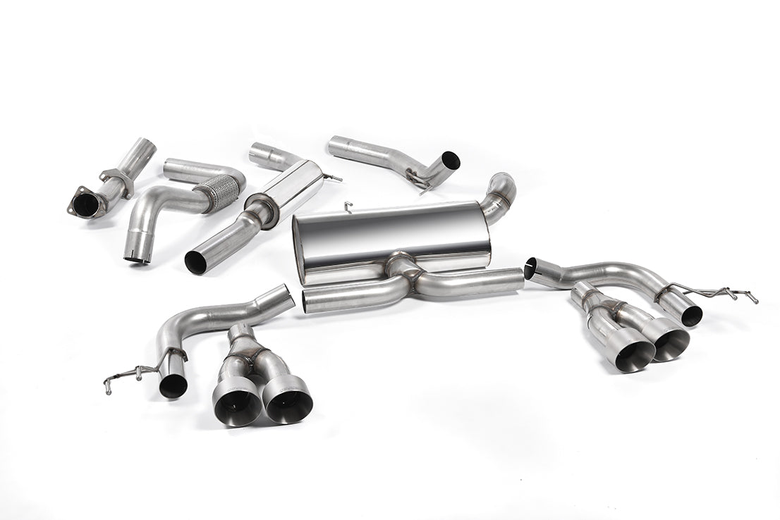 Milltek Cat-back Exhaust - Honda Civic Type R FK2 Turbocharged 2.0 litre i-VTEC (LHD models only) 2015-2017