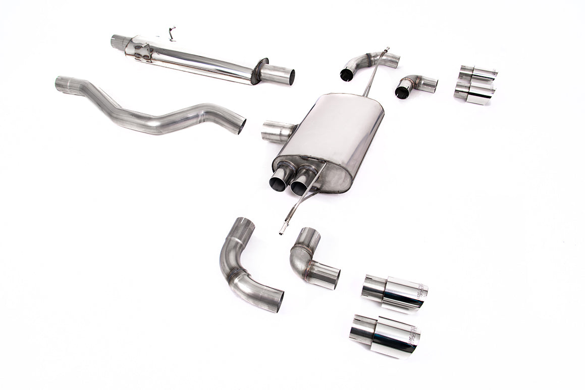 Milltek Particulate Filter-back Exhaust - Land Rover Defender 110 2.0 I4 P300 & P400e (OPF/GPF and Non-OPF/GPF Equipped Vehicle Compatible) 2020-2023