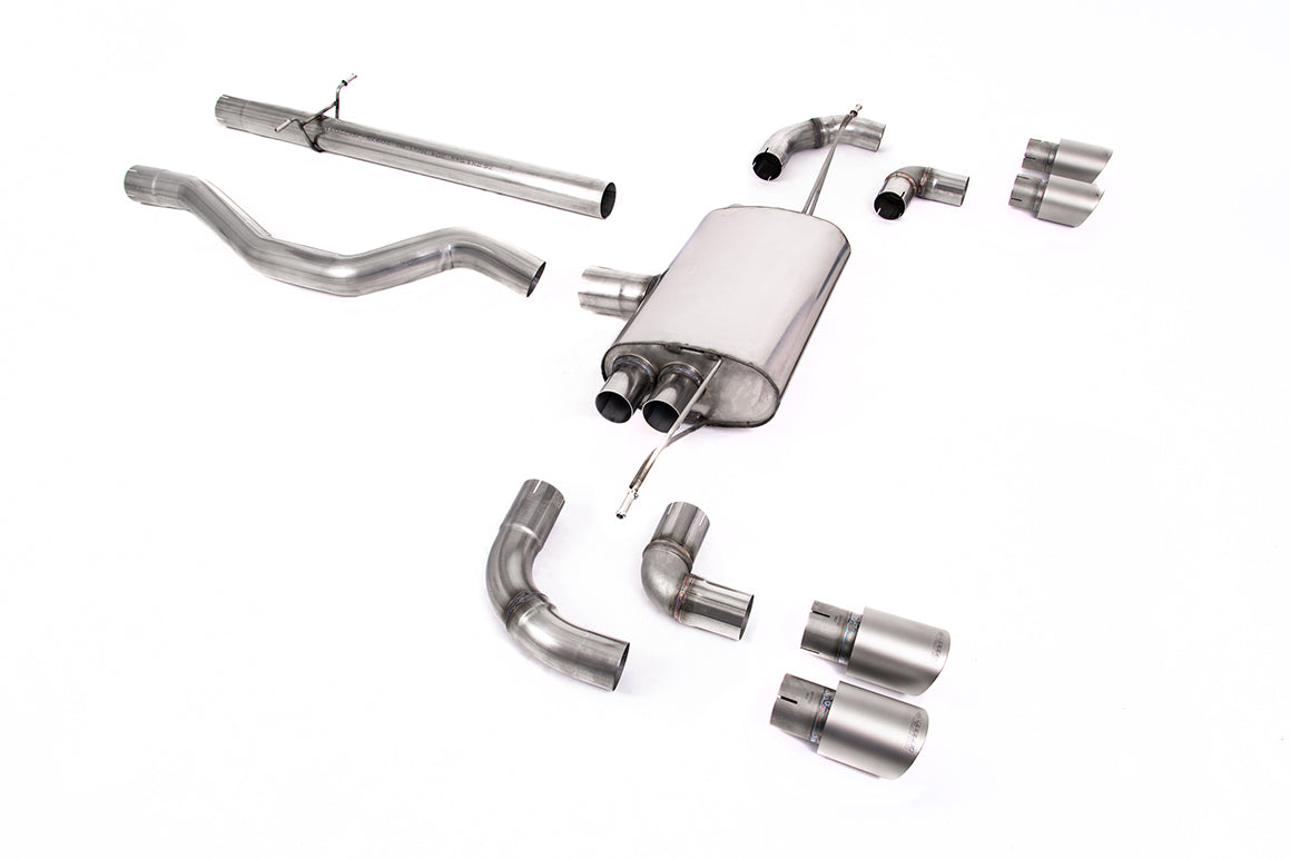 Milltek Particulate Filter-back Exhaust - Land Rover Defender 110 2.0 I4 P300 & P400e (OPF/GPF and Non-OPF/GPF Equipped Vehicle Compatible) 2020-2023