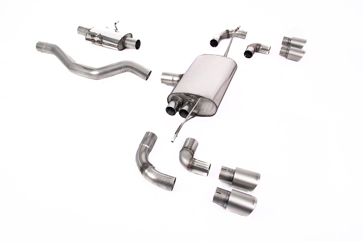 Milltek Particulate Filter-back Exhaust - Land Rover Defender 90 2.0 I4 P300 & P400e (OPF/GPF and Non-OPF/GPF Equipped Vehicle Compatible) 2020-2023